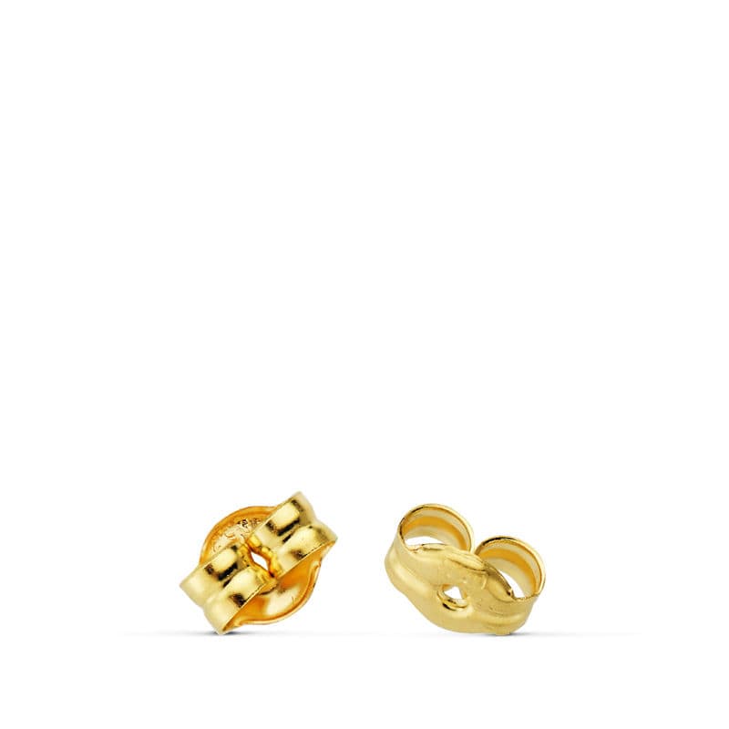 18K FORNITURA PRESION PEQUEÑA ORO AMARILLO MEDIDA: 5 X 3,8 MM. (PEDIDO MINIMO 6 UNIDADES)
