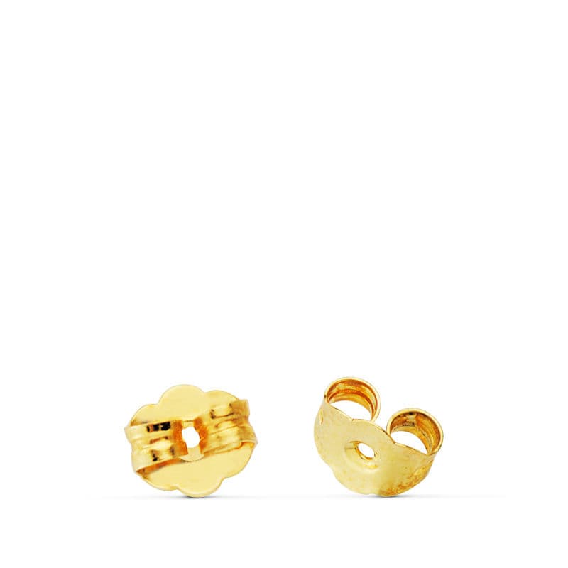 18K FORNITURA PRESION MEDIANA ORO AMARILLO MEDIDA: 5,4 X 4,8 MM. (PEDIDO MINIMO 6 UNIDADES)