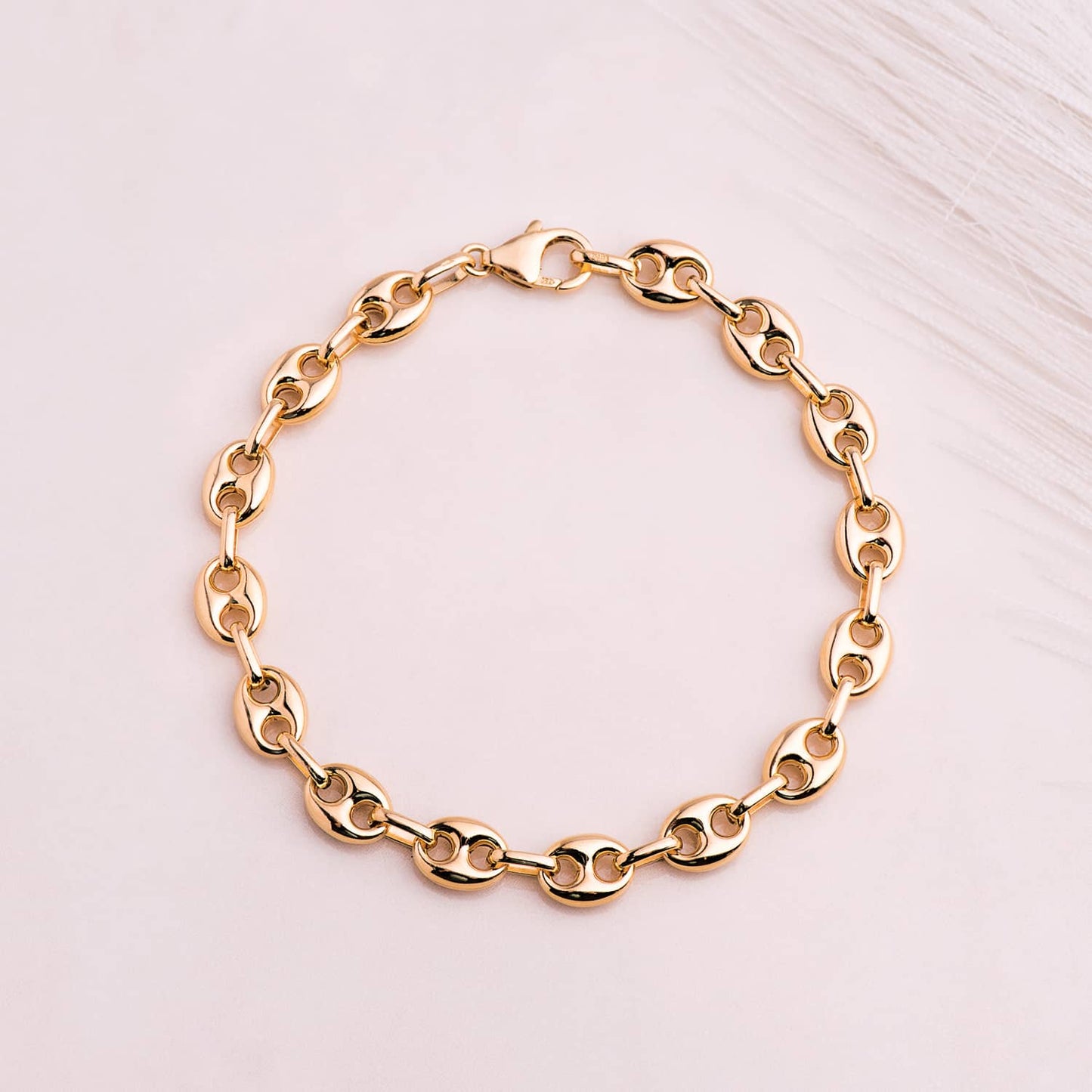 18K PULSERA ORO AMARILLO CALABROTE HUECO ANCHO: 7,5 MM. LARGO: 21CM