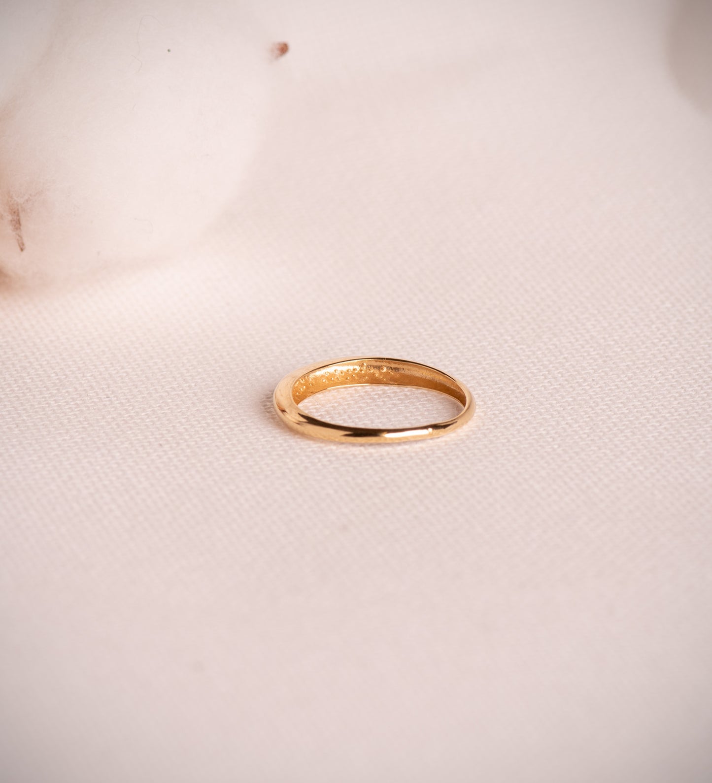 18K SORTIJA ORO AMARILLO LISA EN BRILLO. ANCHO: 3 MM