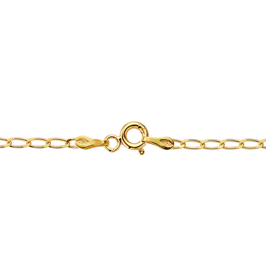 9K CADENA ORO AMARILLO BILBAO MACIZA. ANCHO: 2 MM. LARGO: 45 CM