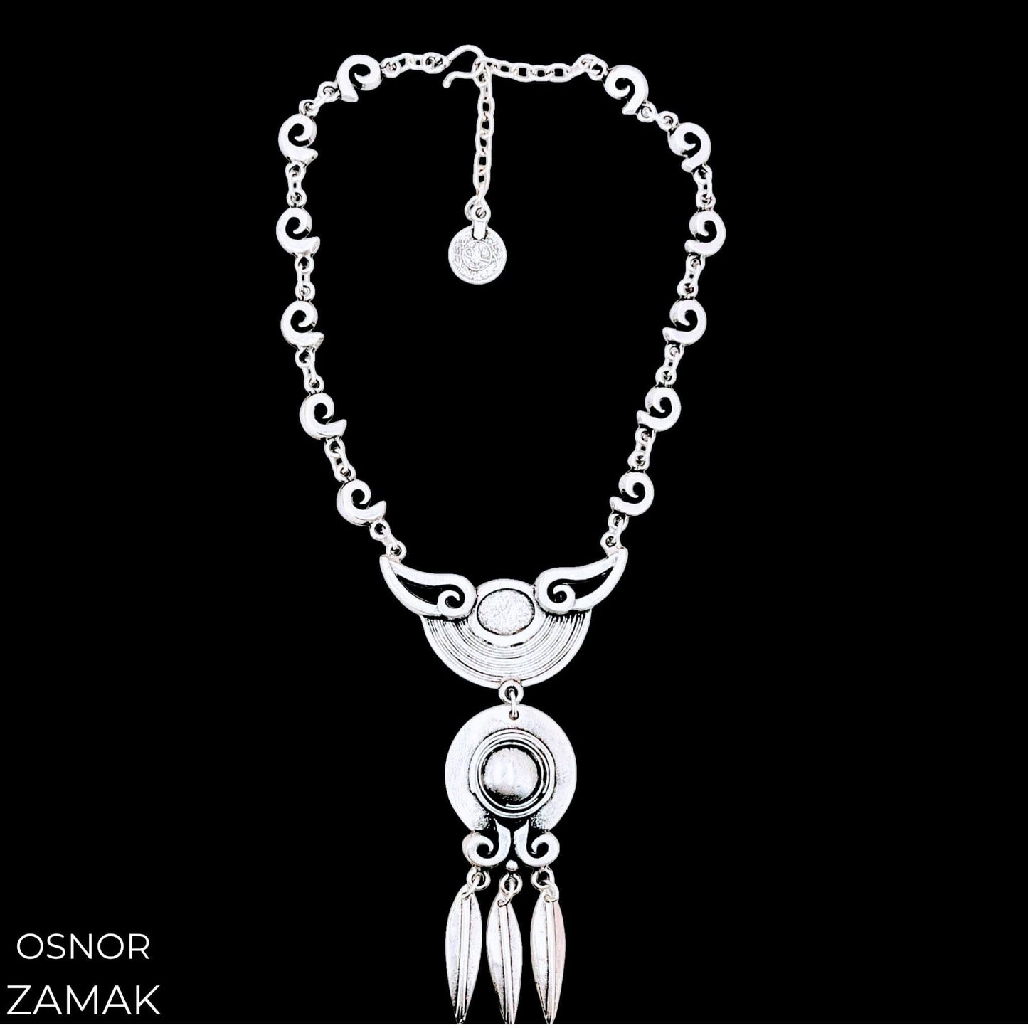 COLLAR ZAMAK PLATEADO