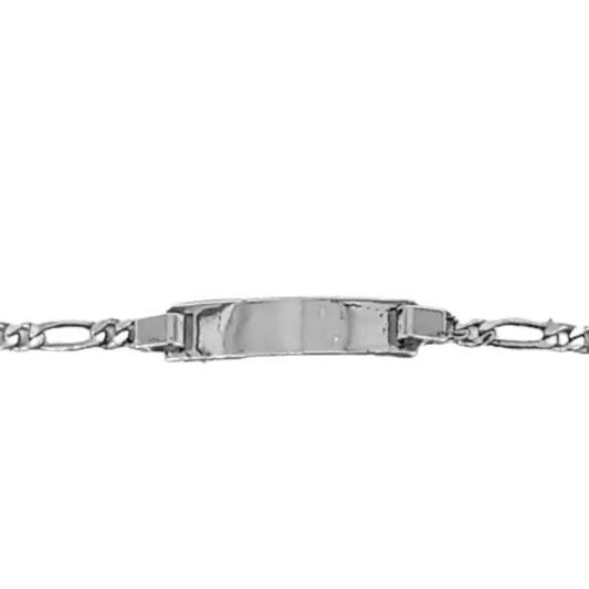 ESCLAVA PULSERA PLATA ACABADO EN PLATEADO LISO BRILLO