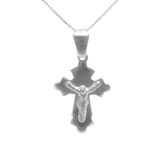 SILVER CROSS WITH SMOOTH, SHINE SILVER FINISH