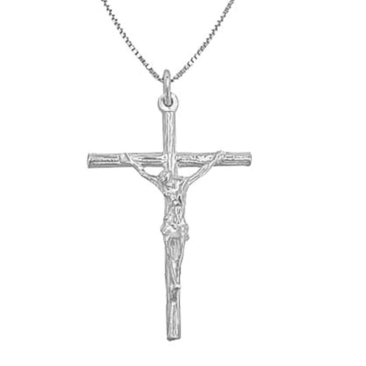 SILVER CROSS WITH SILVER FINISH