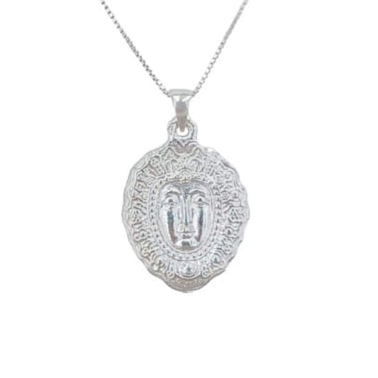 SILHOUETTE MEDAL SILVER FINISH