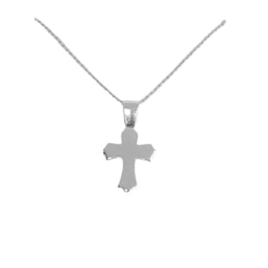 SILVER CROSS, SMOOTH, SHINE SILVER FINISH