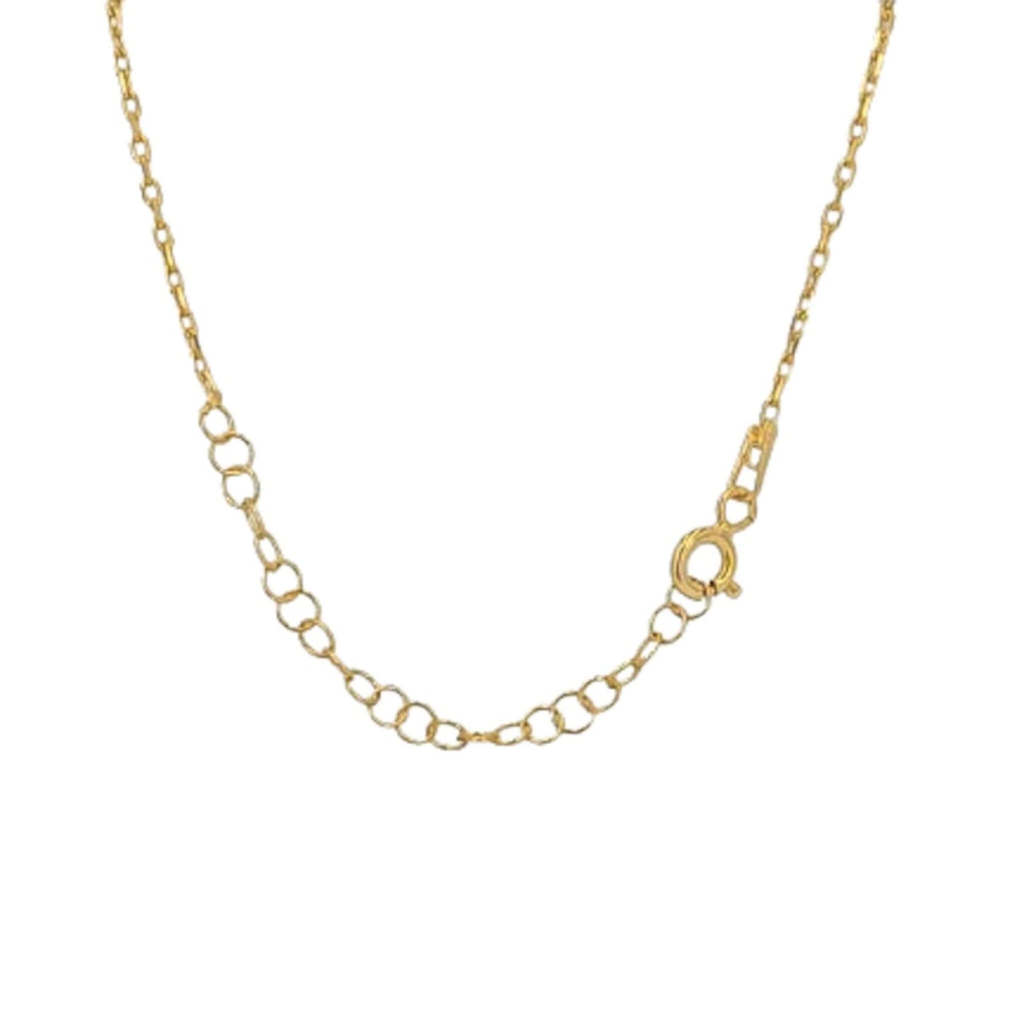 COLLAR SOL PLATA ACABADO BAÑO DORADO Y CIRCONITAS