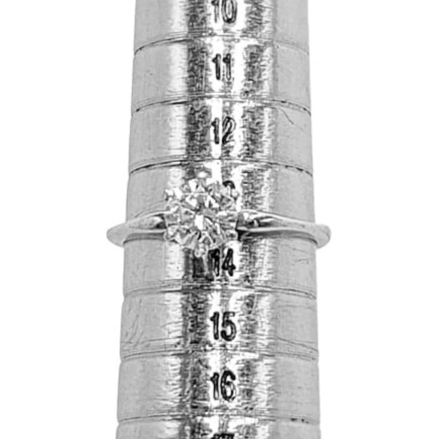 SOLITARIO PLATA ACABADO EN RODIO Y CIRCONITA