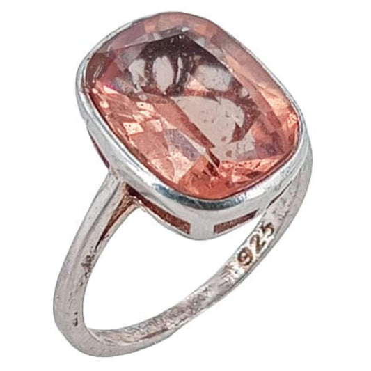 SOLITAIRE SILVER RHODIUM FINISH ZIRCONIA