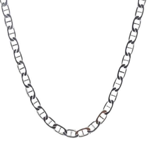 SILVER CHAIN WITH SILVER FINISH 50CM