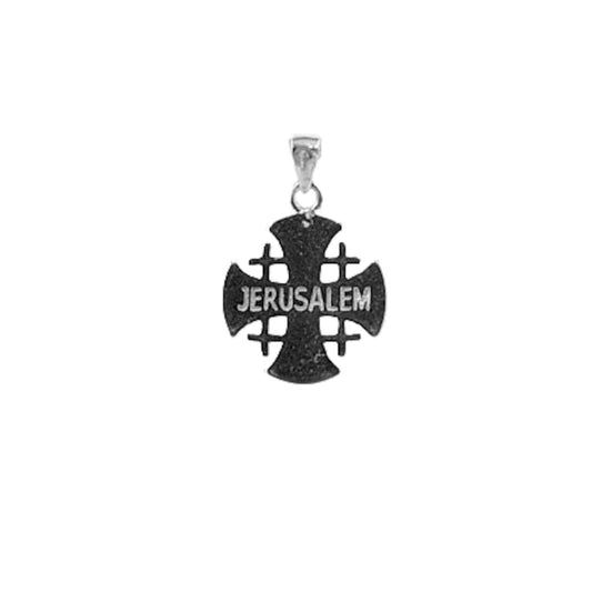 SILVER CROSS WITH SMOOTH RHODIUM FINISH