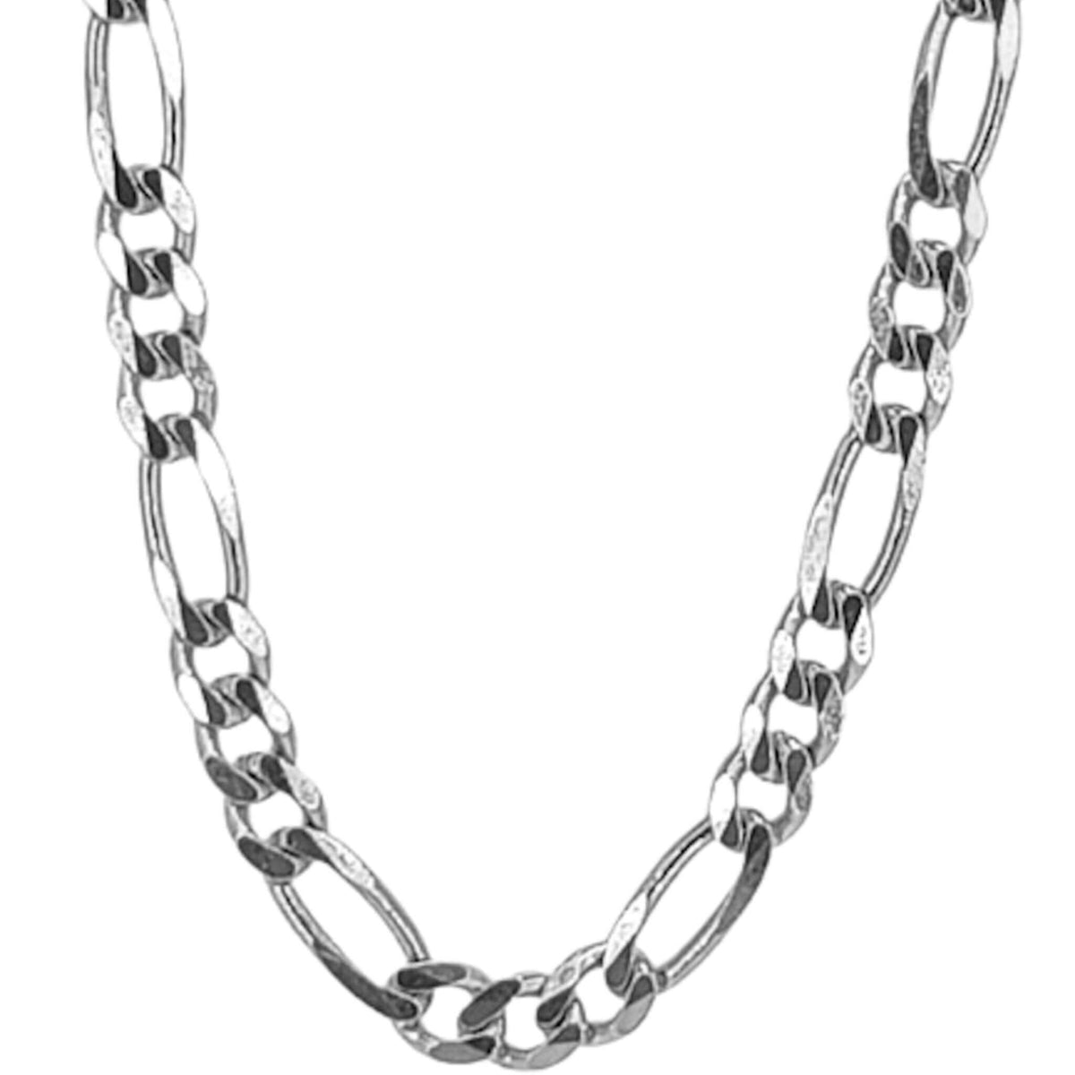 CARTIER 3X1 CHAIN SILVER RHODIUM FINISH SMOOTH SHINE 60CM