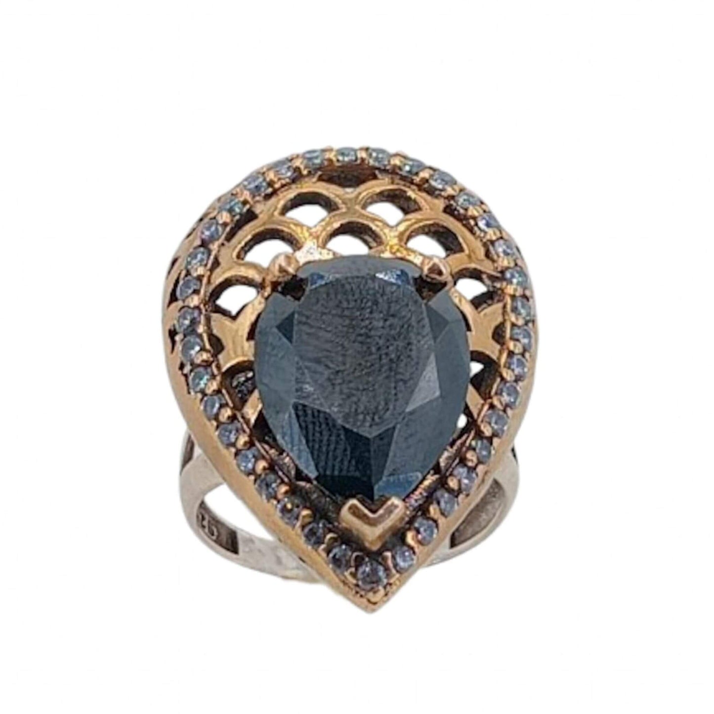 CONJUNTO PLATA BRONCE ACABADO PLATEADO PIEDRAS NATURALES CIRCONITAS COLGANTE ANILLO PENDIENTES