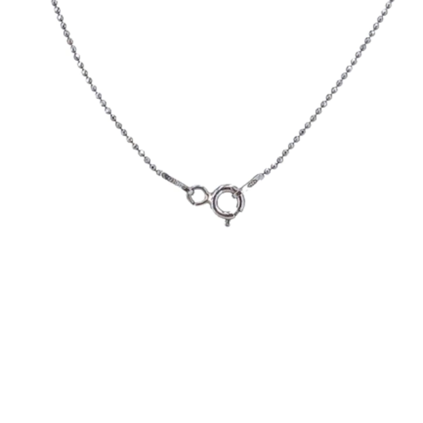 COLLAR PLATA ACABADO RODIO CIRCONITAS