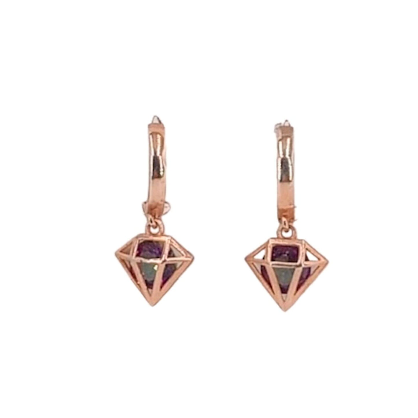 AROS PLATA ACABADO ROSA LISO BRILLO