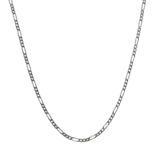 SILVER CHAIN RHODIUM FINISH 50CM