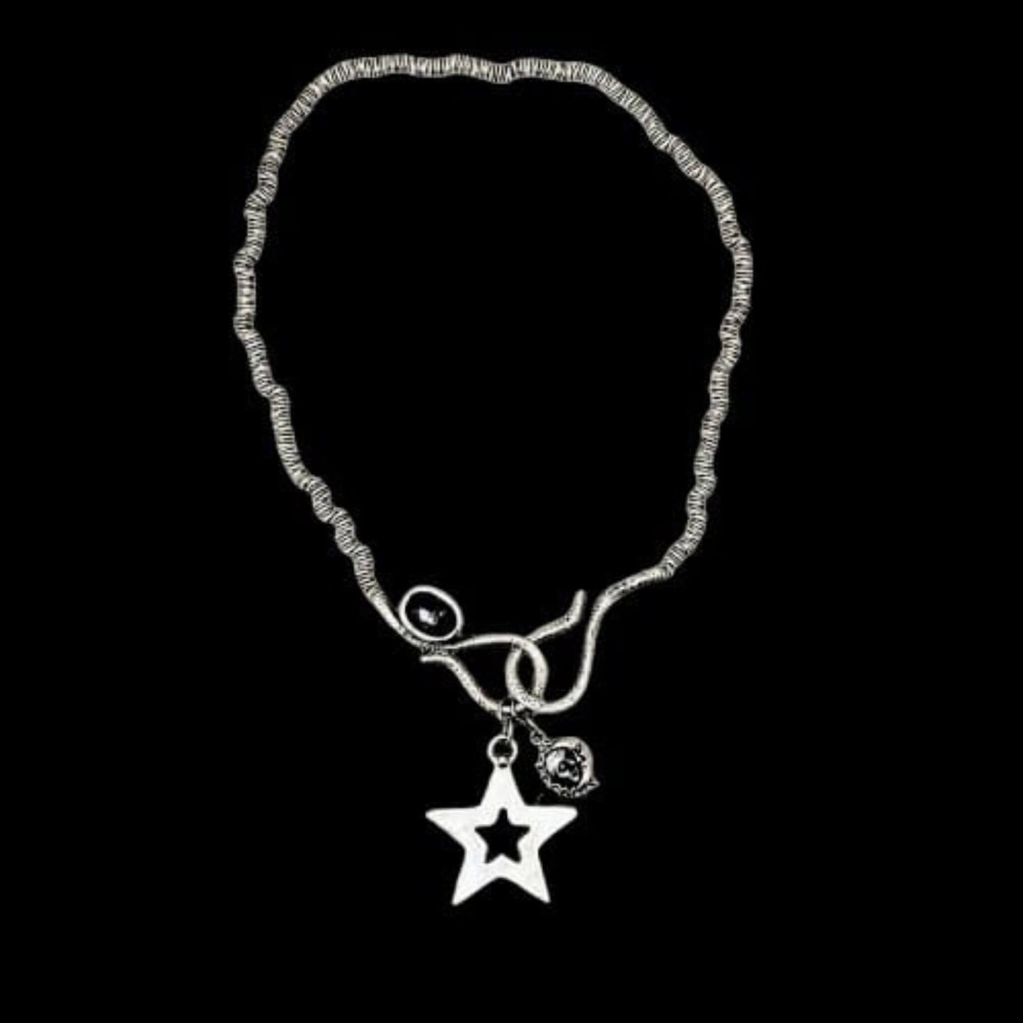 COLLAR ZAMAK ESTRELLA LUNA Y SOL