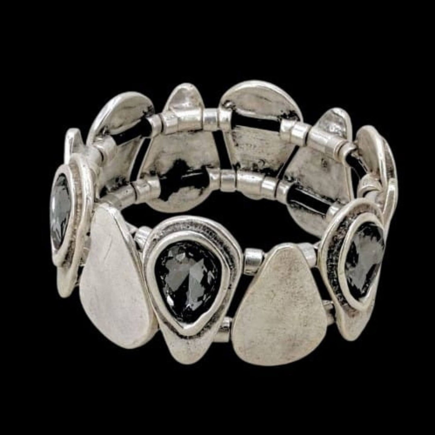 PULSERA BRAZALETE ZAMAK CON CIRCONITAS