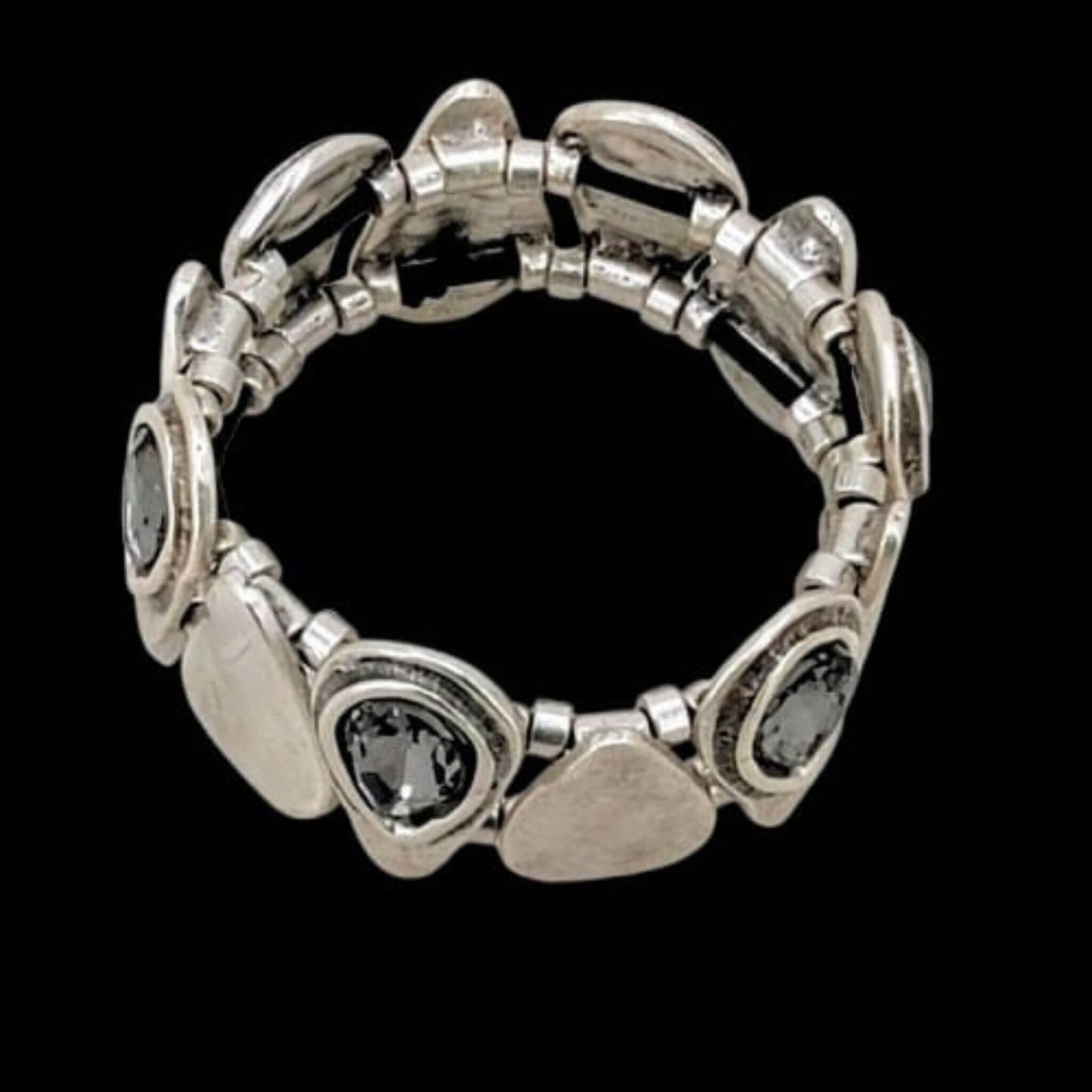 PULSERA BRAZALETE ZAMAK CON CIRCONITAS