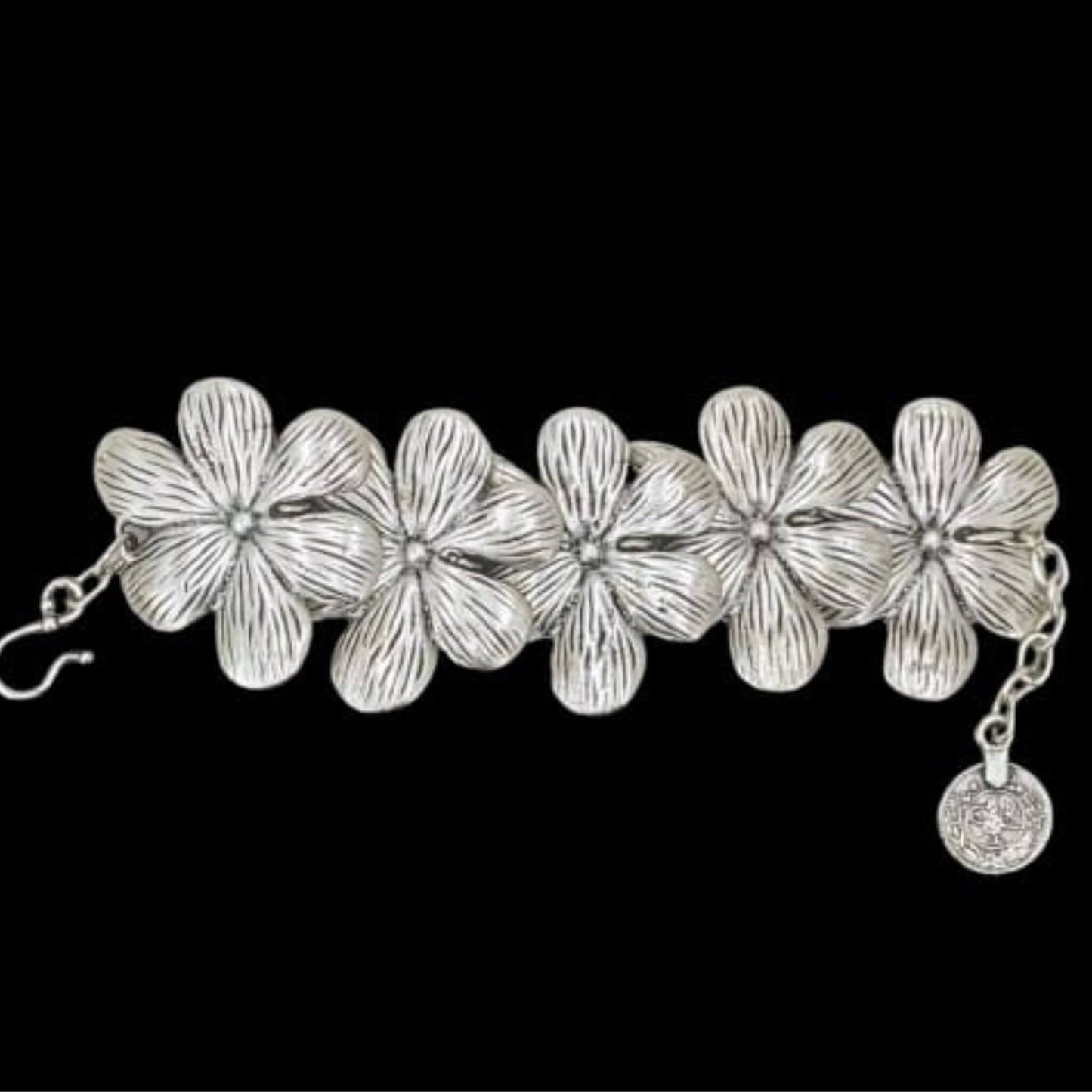 Pulsera de Zamak Flor
