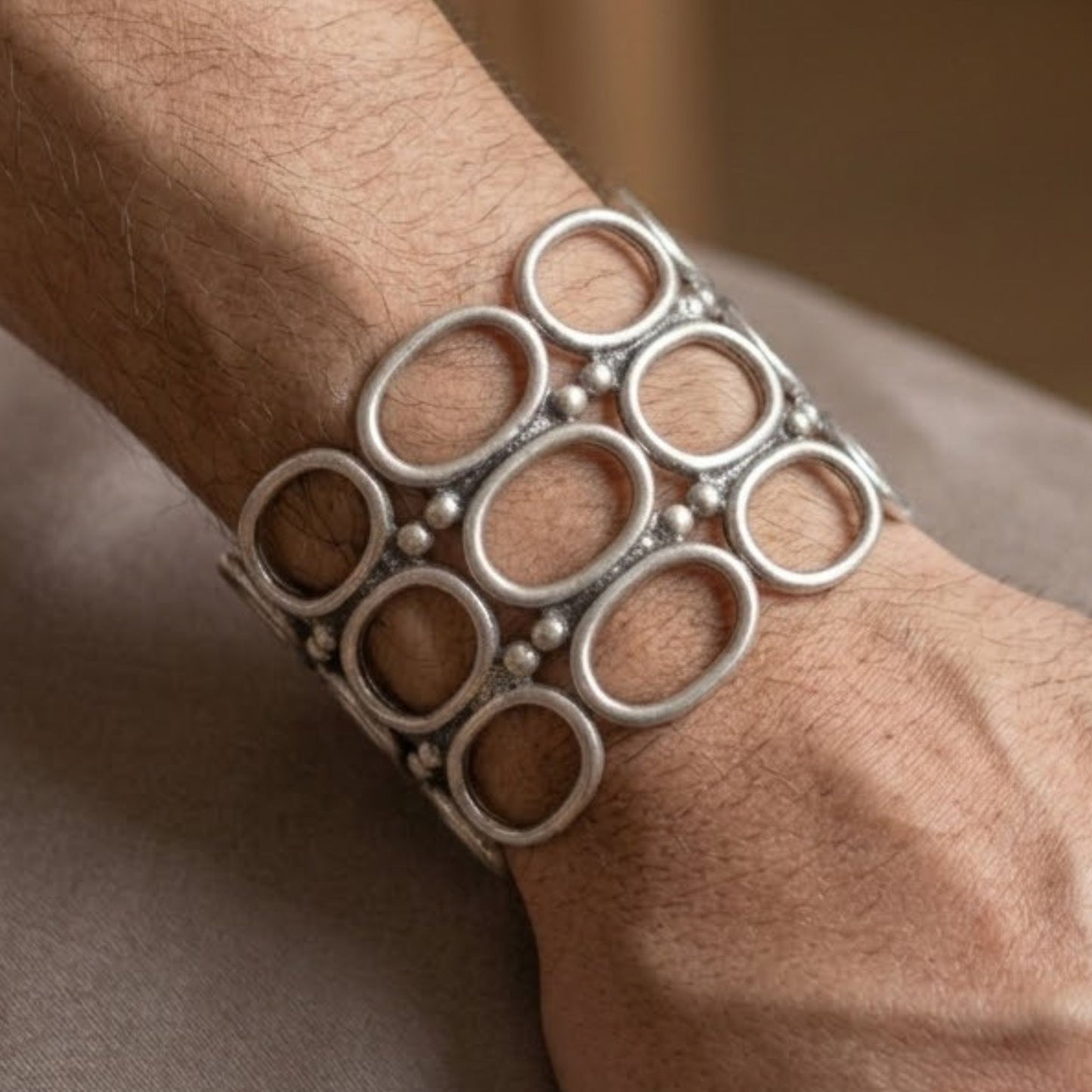 Brazalete Zamak de Volumen Unisex | Joyería Osnor