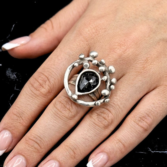 anillo zamak circonita color joyeria osnor zamak