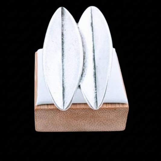 Anillo Zamak Doble Hoja Oval Lisa Diseño Natural Exclusivo Ajustable Joyeria Osnor