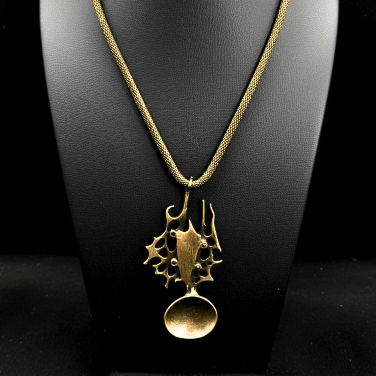 collar de bronce exclusivo arte joyeria osnor zamak
