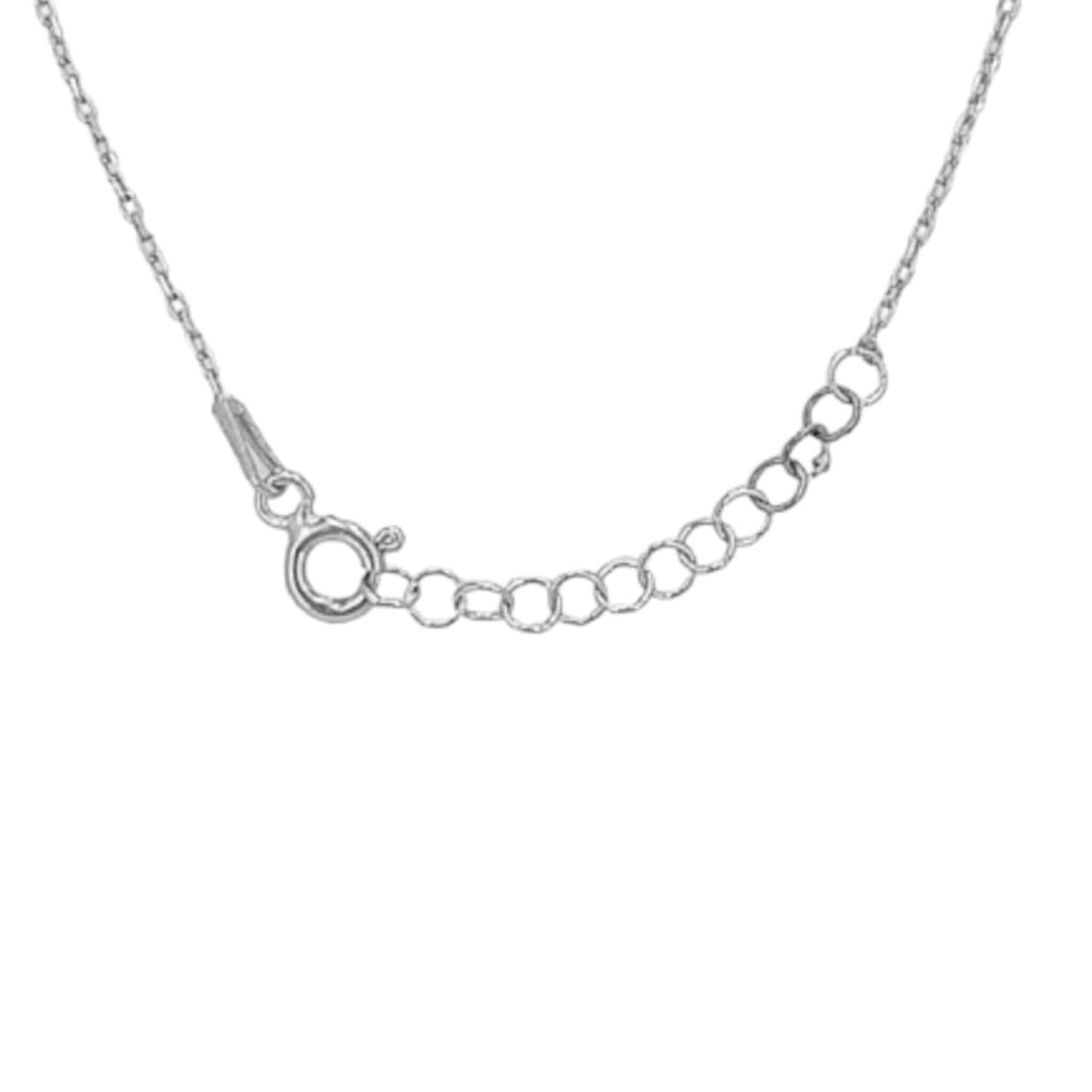 Collar Gargantilla Ola · Plata 925 Acabado Rodio con Circonitas Blancas. Joyeria Osnor