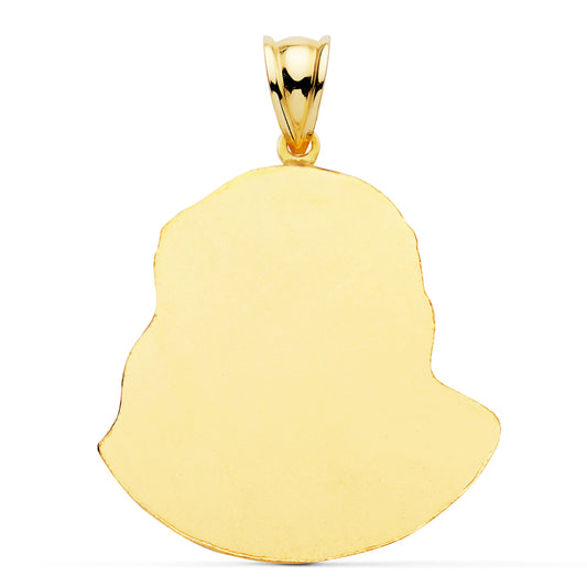 18K COLGANTE ORO AMARILLO CRISTO DE MURILLO 30X27 MM
