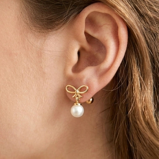 Pendientes de plata baño de oro dorados diseño joyería osnor