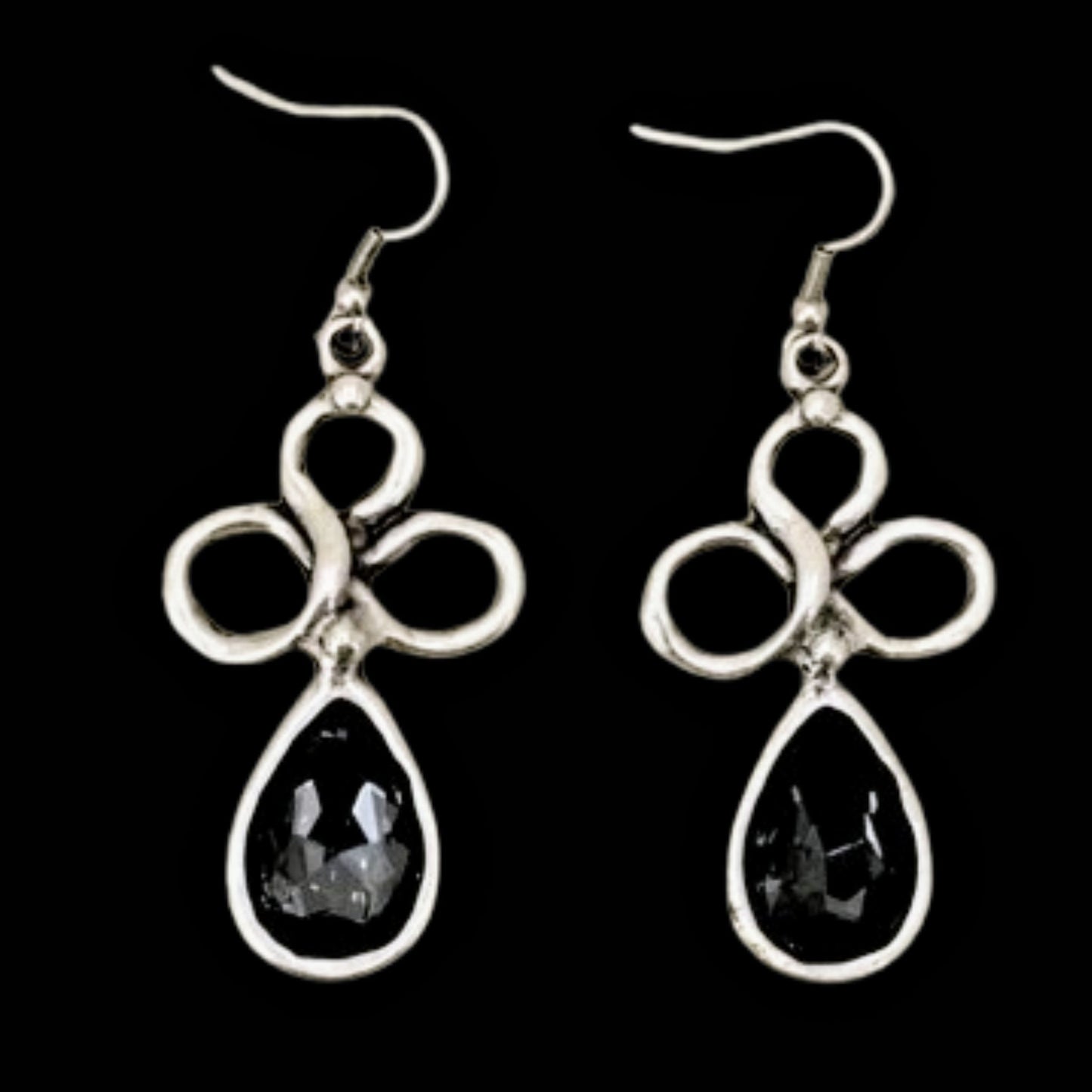pendiente zamak con circonita color gota joyeria osnor zamak