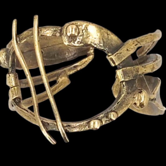 pulsera brazalete diseño exclusivo artesanal escultura mujer joyeria osnor zamak