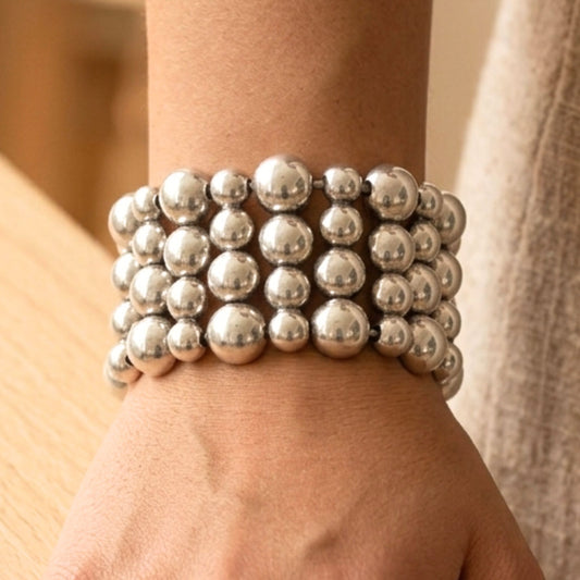 Pulsera Brazalete unisex volumen diseño joyería osnor moda