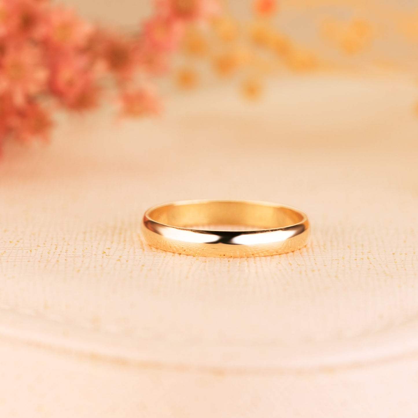 9K ALIANZA ORO AMARILLO LISA. ANCHO: 3 MM.