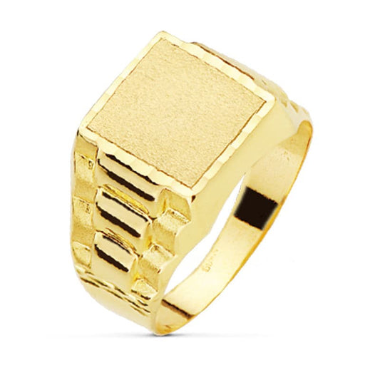 18K SELLO AMARILLO ROLEX HUECO. 3.25 GR 11X11 MM