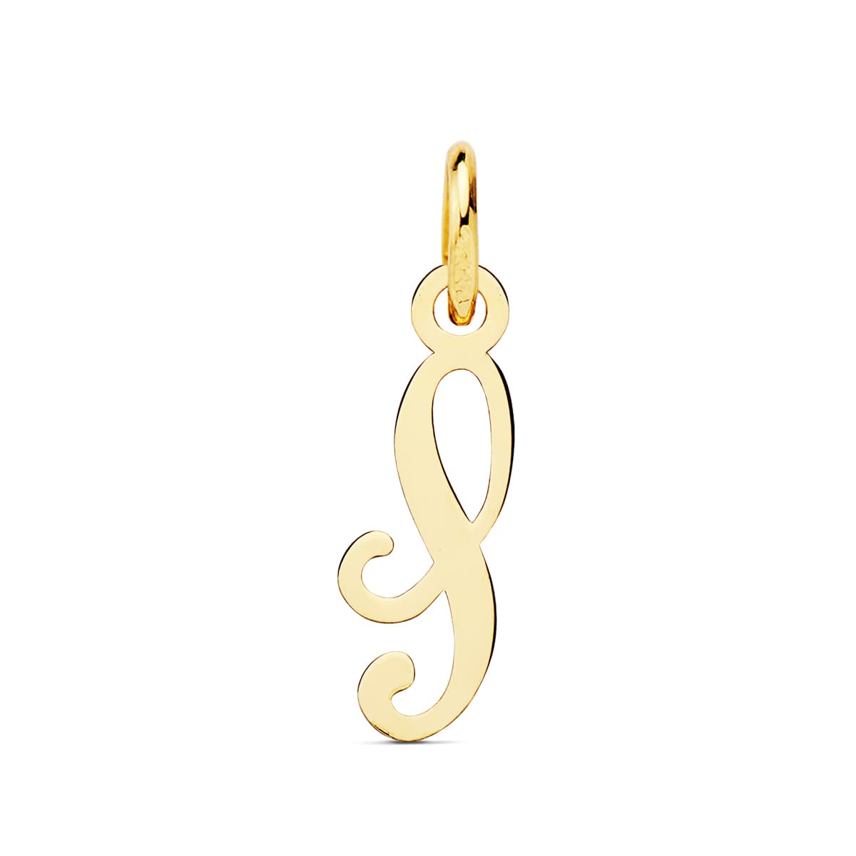18K COLGANTE ORO AMARILLO LETRA " S " 16X5 MM
