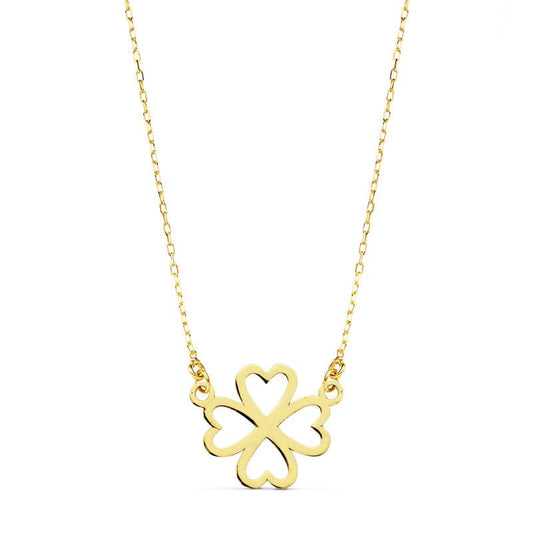 18K COLLAR ORO AMARILLO CORAZONES 12 MM 45CM C. AMOR
