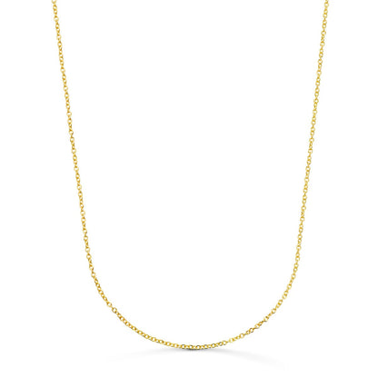 18K CADENA ORO AMARILLO ROLO MACIZA ANCHO: 1,2MM LARGO: 40CM