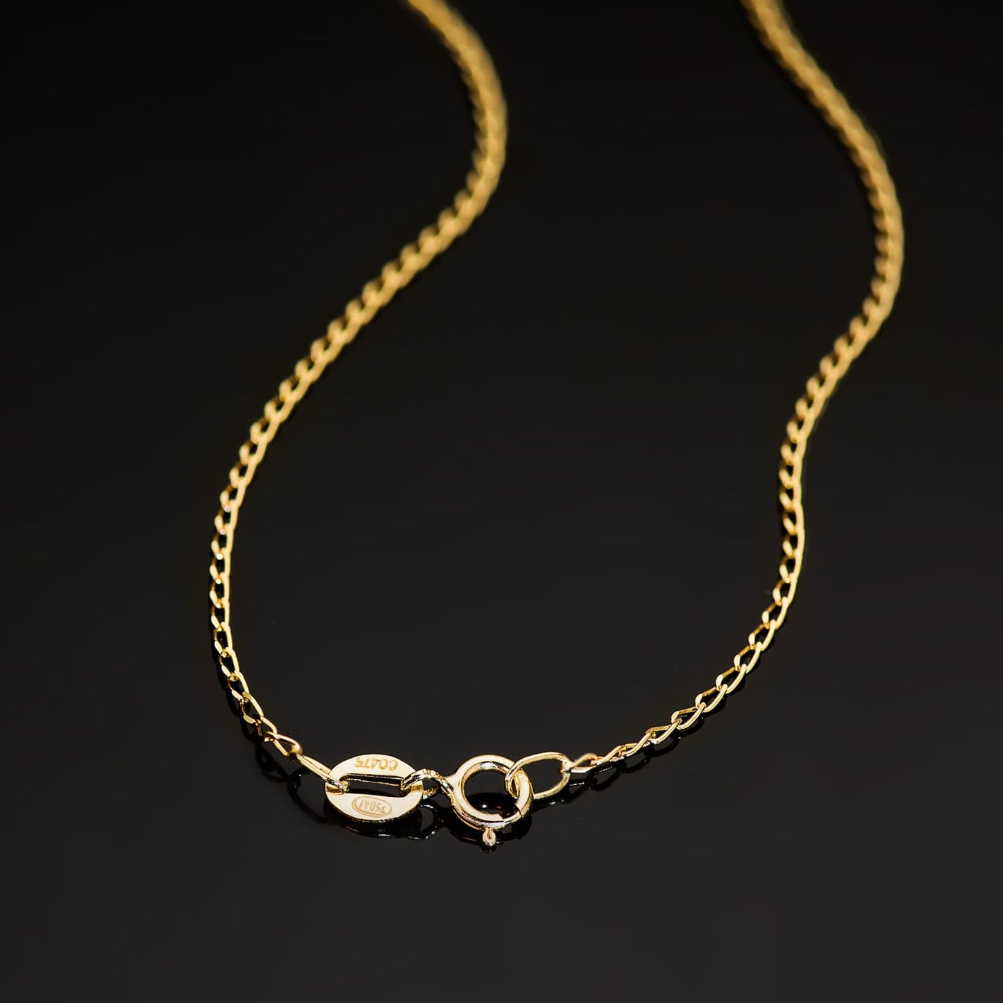 18K CADENA ORO AMARILLO BILBAO MACIZA ANCHO: 1MM LARGO: 40CM