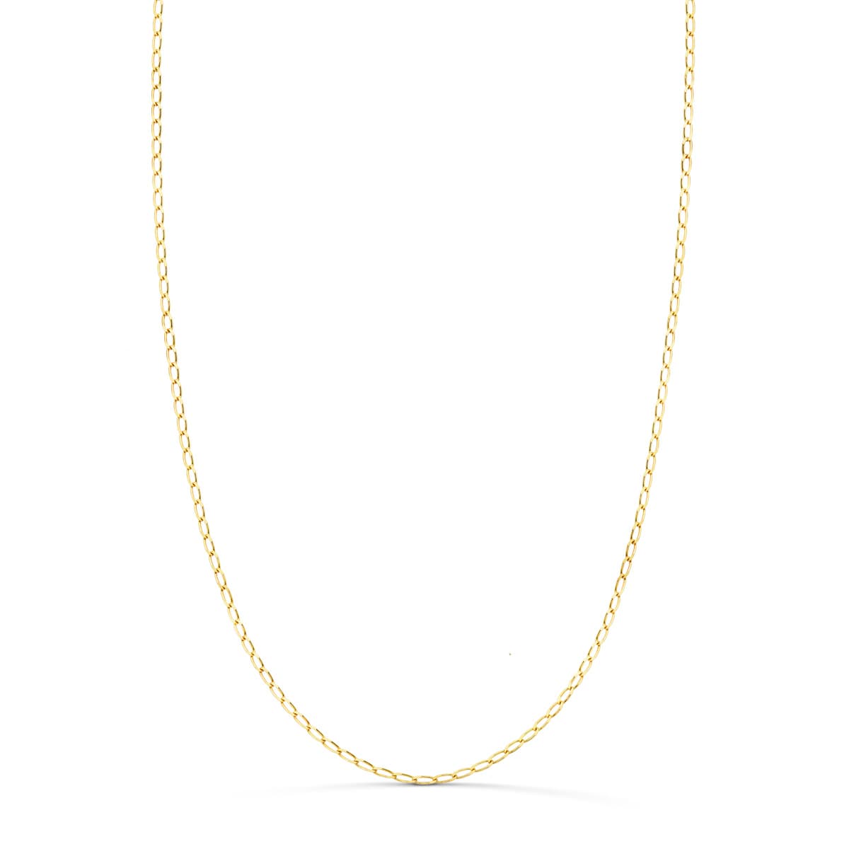 18K CADENA ORO AMARILLO BILBAO MACIZA ANCHO: 1MM LARGO: 40CM