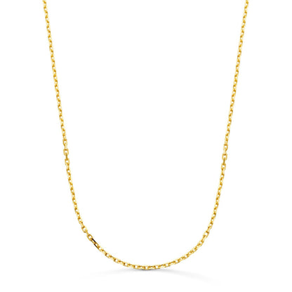 18K CADENA FORZADA MACIZA ORO AMARILLO ANCHO:1.9MM LARGO: 60CM