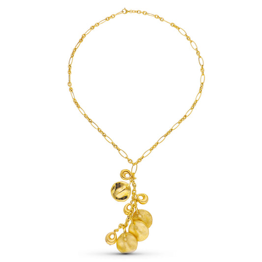 18K GARGANTILLA ORO AMARILLO COLGANTE