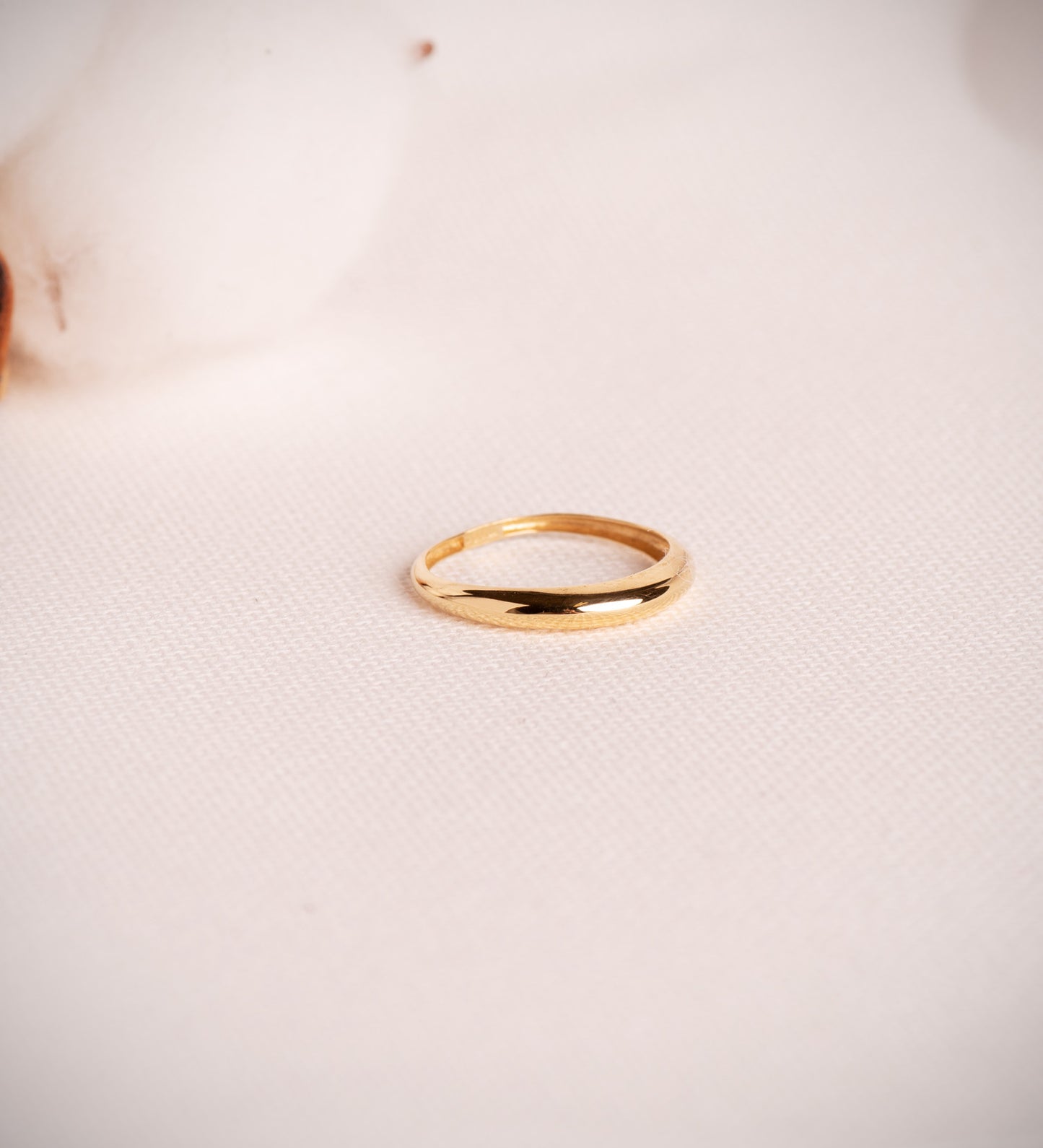 18K SORTIJA ORO AMARILLO LISA EN BRILLO. ANCHO: 3 MM