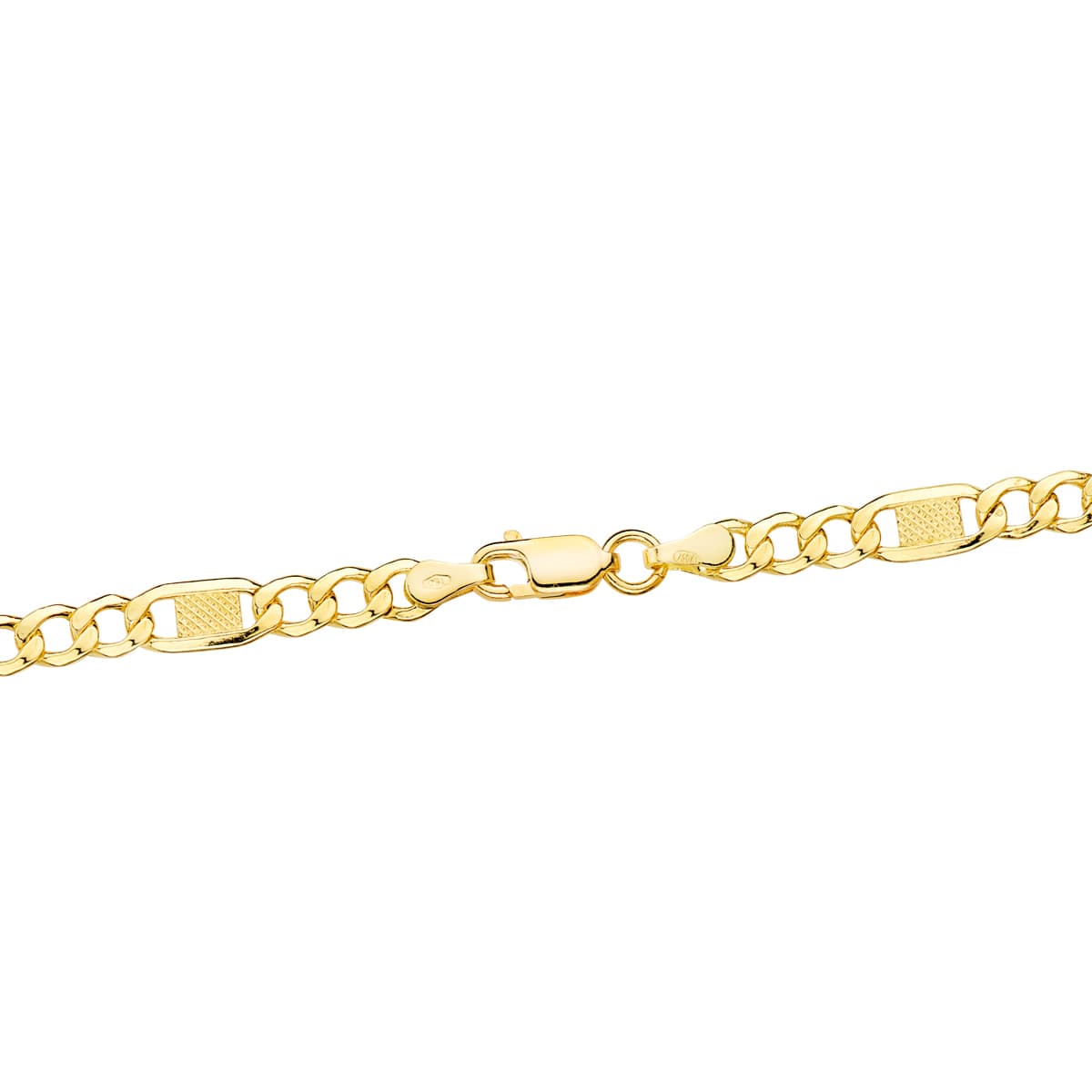 18K CADENA CARTIER ORO AMARILLO ESLABONES HUECOS 3X1. LARGO 60CM ANCHO 5 MM
