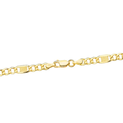 18K CADENA CARTIER ORO AMARILLO ESLABONES HUECOS 3X1. LARGO 60CM ANCHO 5 MM