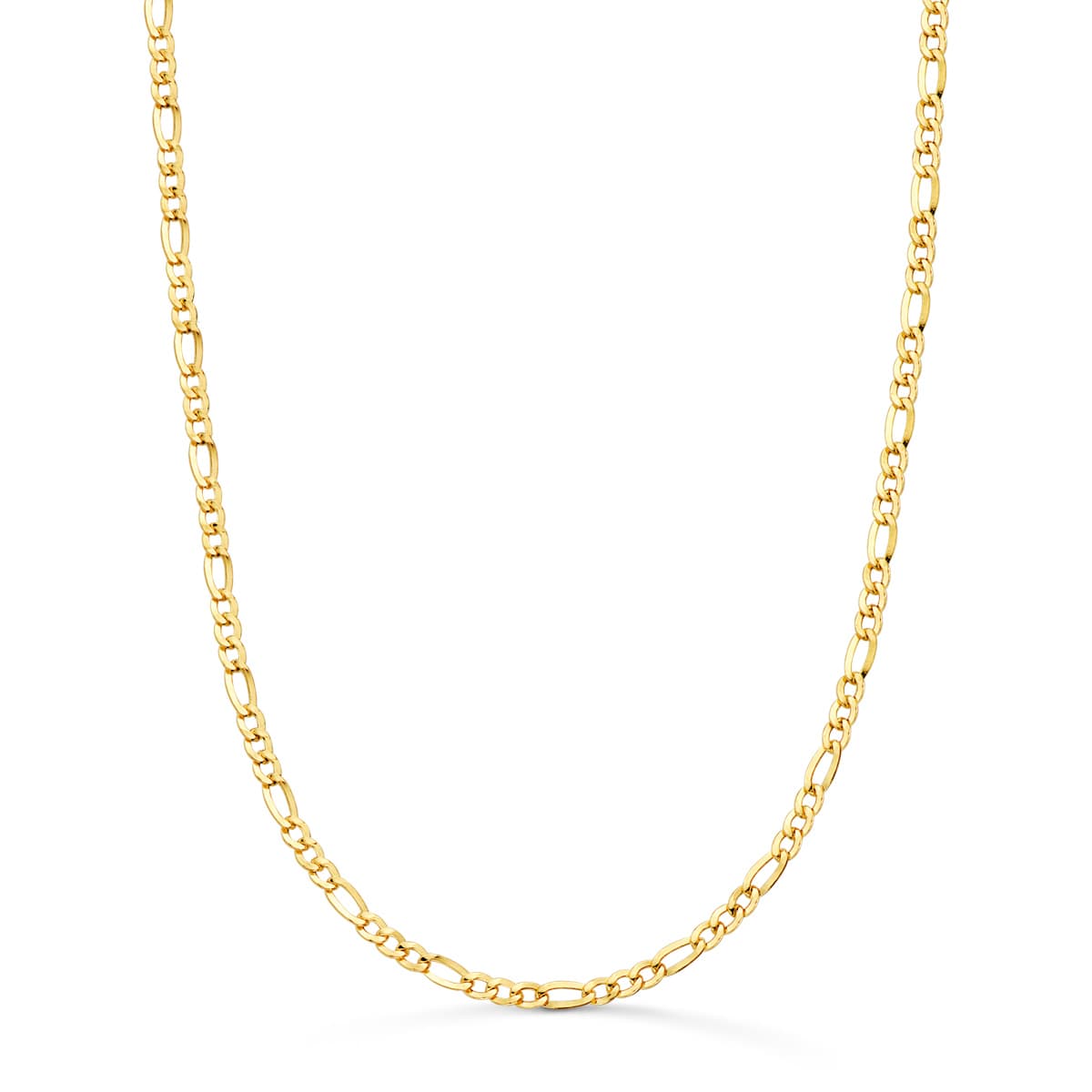 18K CADENA ORO AMARILLO CARTIER HUECA ESLABON PLANO ANCHO: 2.2MM LARGO: 50CM