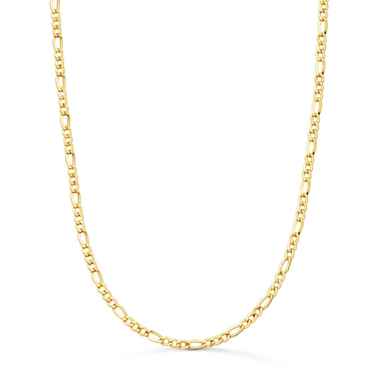 18K CADENA ORO AMARILLO CARTIER HUECA ESLABON PLANO ANCHO: 2.2MM LARGO: 50CM