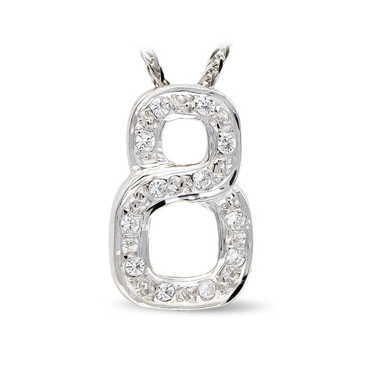 18K GARGANTILLA ORO BLANCO Y CIRCONITAS